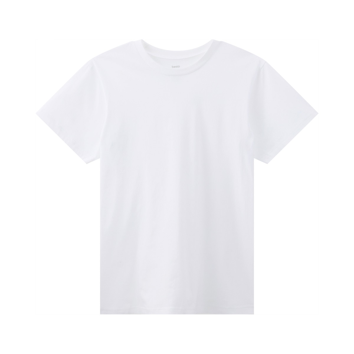 เบสิโค เสื้อผู้ชาย สีขาว