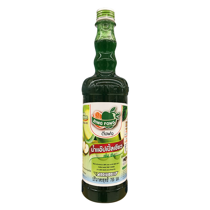 DING FONG CONCENTRATED SQUASH Apple 755 ml.