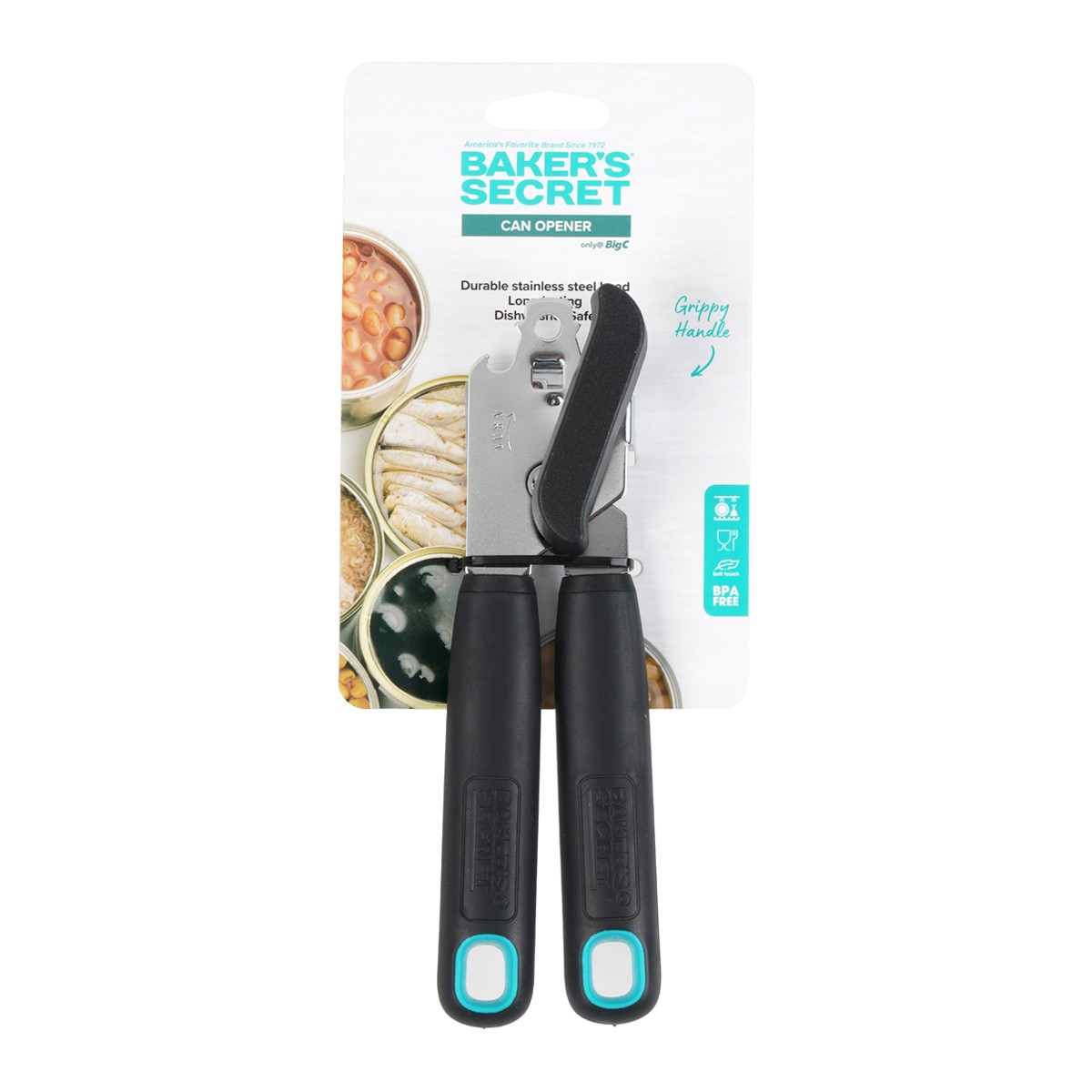 BAKER'S SECRET SS Can Opener Color Black