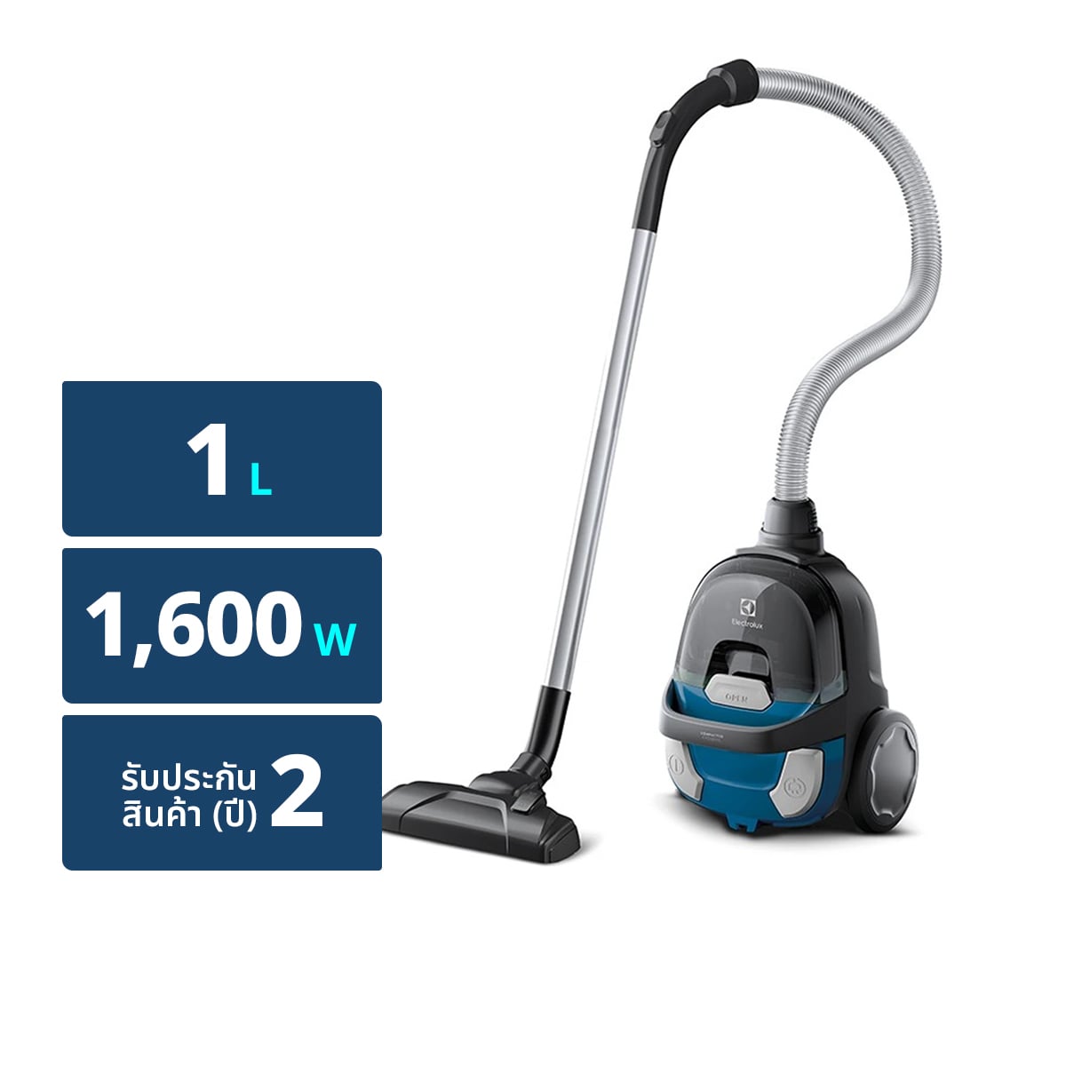 ELECTROLUX Vacuum Cleaner Model CompactGo Z1230CB 1600W Color–Clear Blue