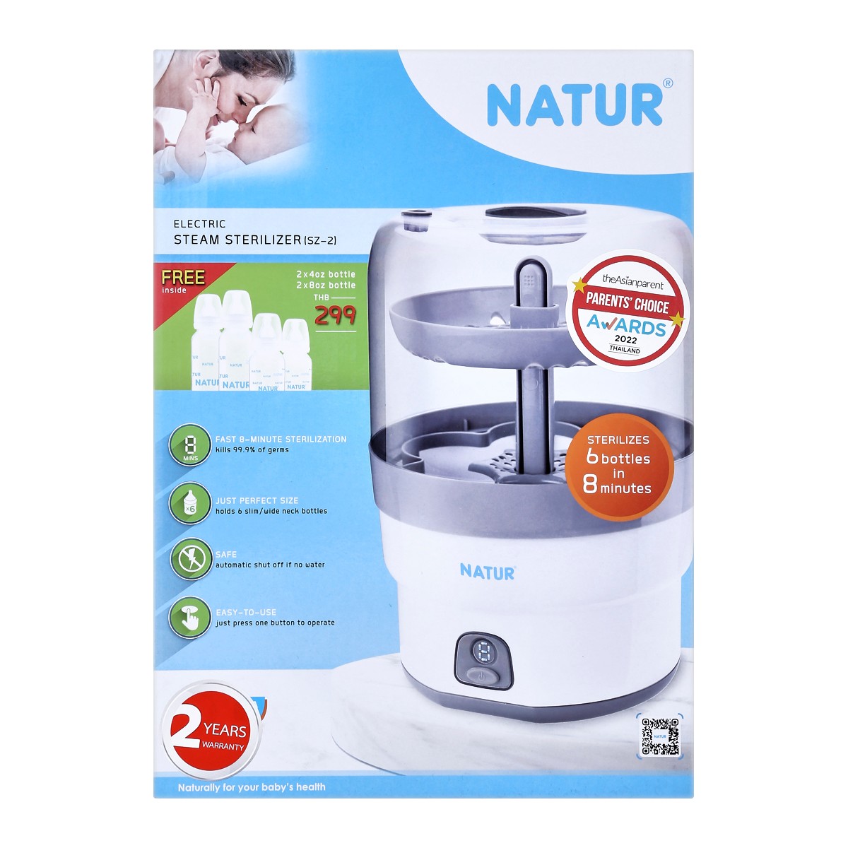 NATUR Electric Steam Sterilizer 80309
