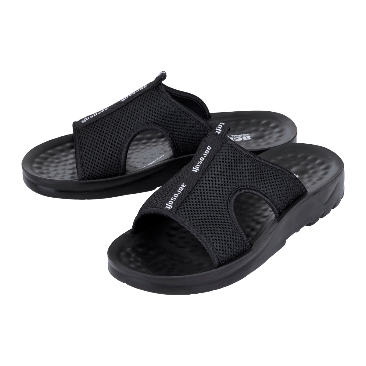 AEROSOFT Men's Sandals Model A5103 Black Color Size 40
